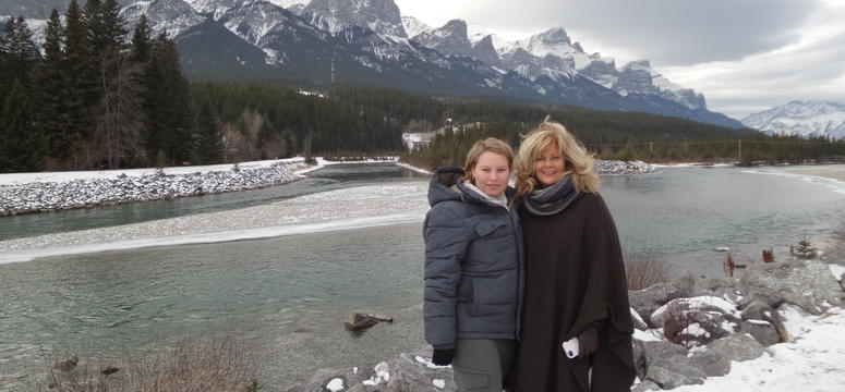 Carlien Oberholster shares a trip to the mountains with former instructor Leanne Wyrostok.
