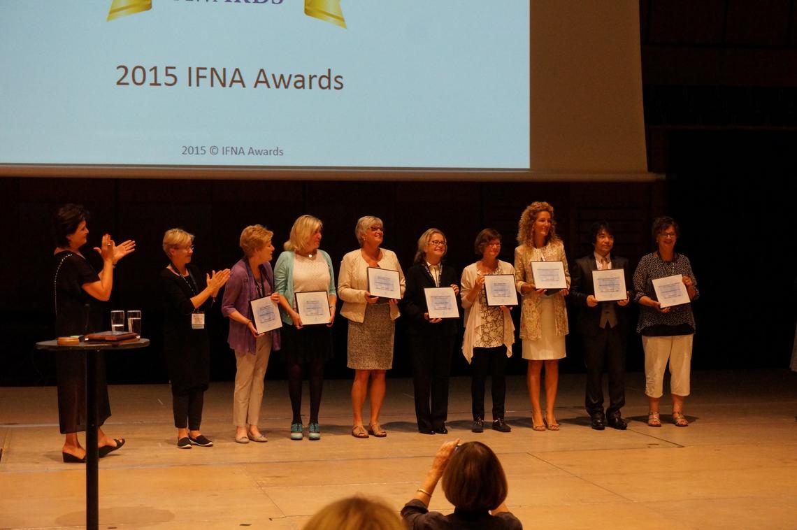 2015 IFNA award recipients.