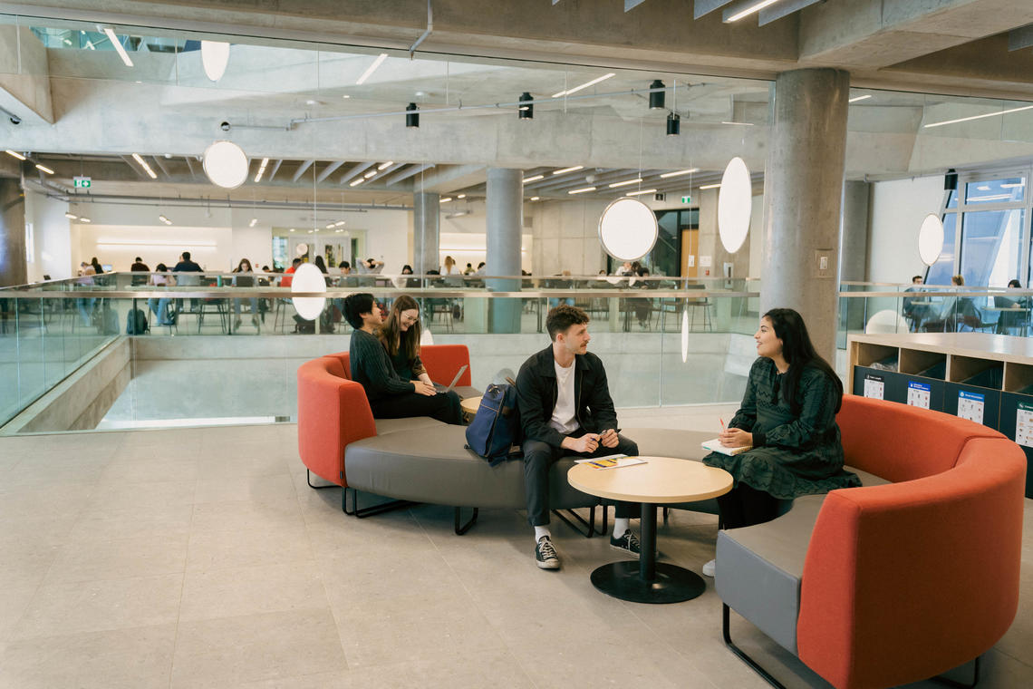 Creating spaces for students to connect, collaborate and create is part of the focus for the new Hunter Student Commons.