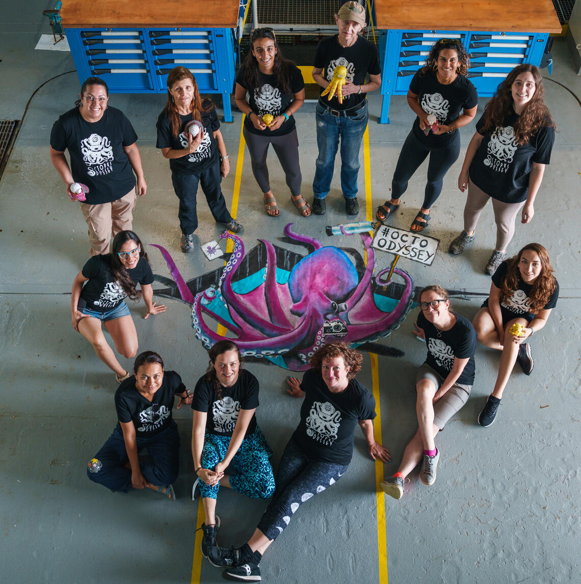 Women researchers on Octopus Odyssey