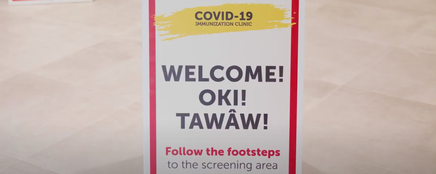 Students provide COVID immunizations to Indigenous seniors