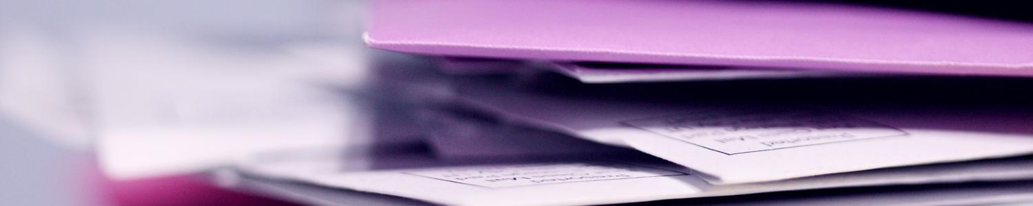 Files stacked on top of each other