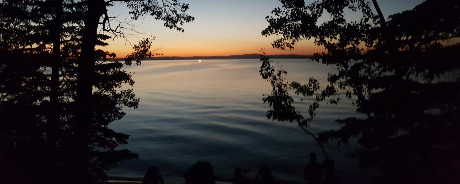 camp sunset