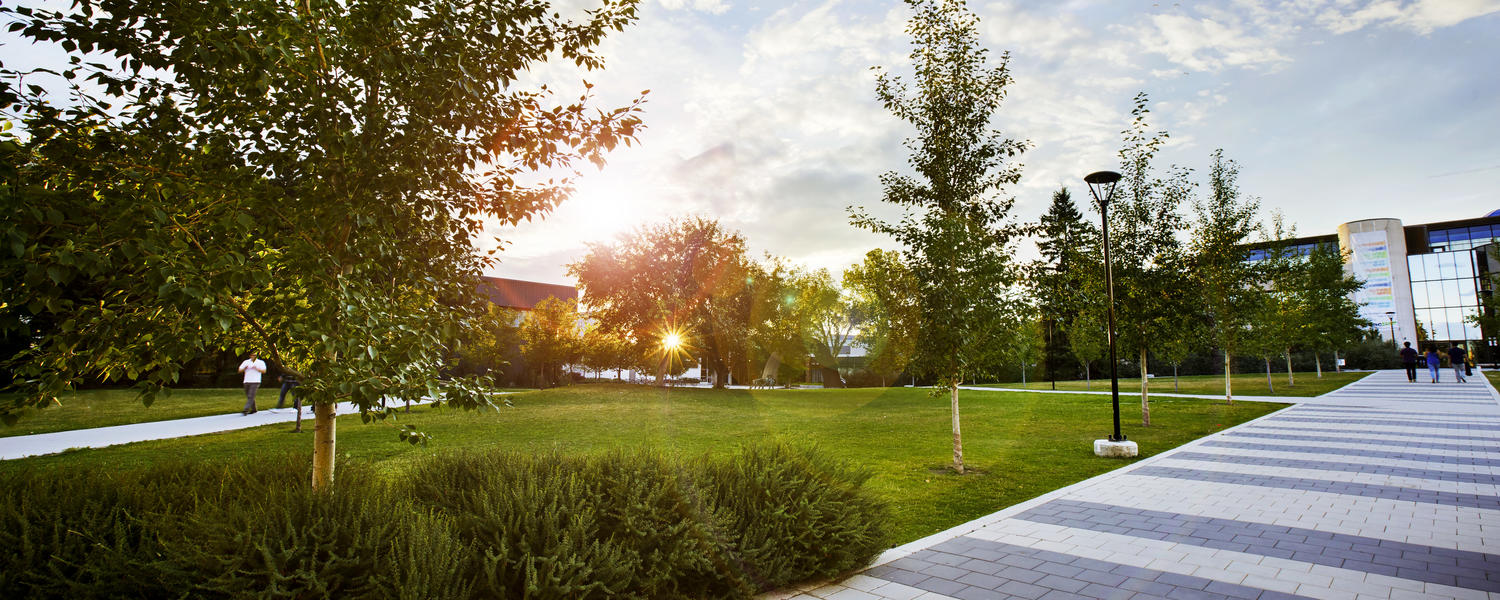 UCalgary campus walkway, Faculty of Nursing