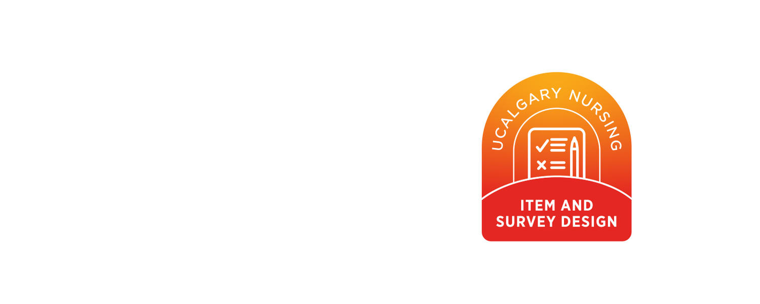 REDI Badges - Item & Survey Design