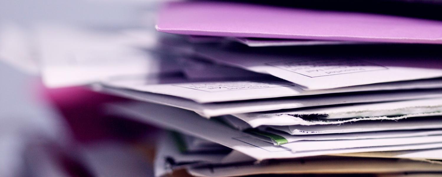 Stack of folders