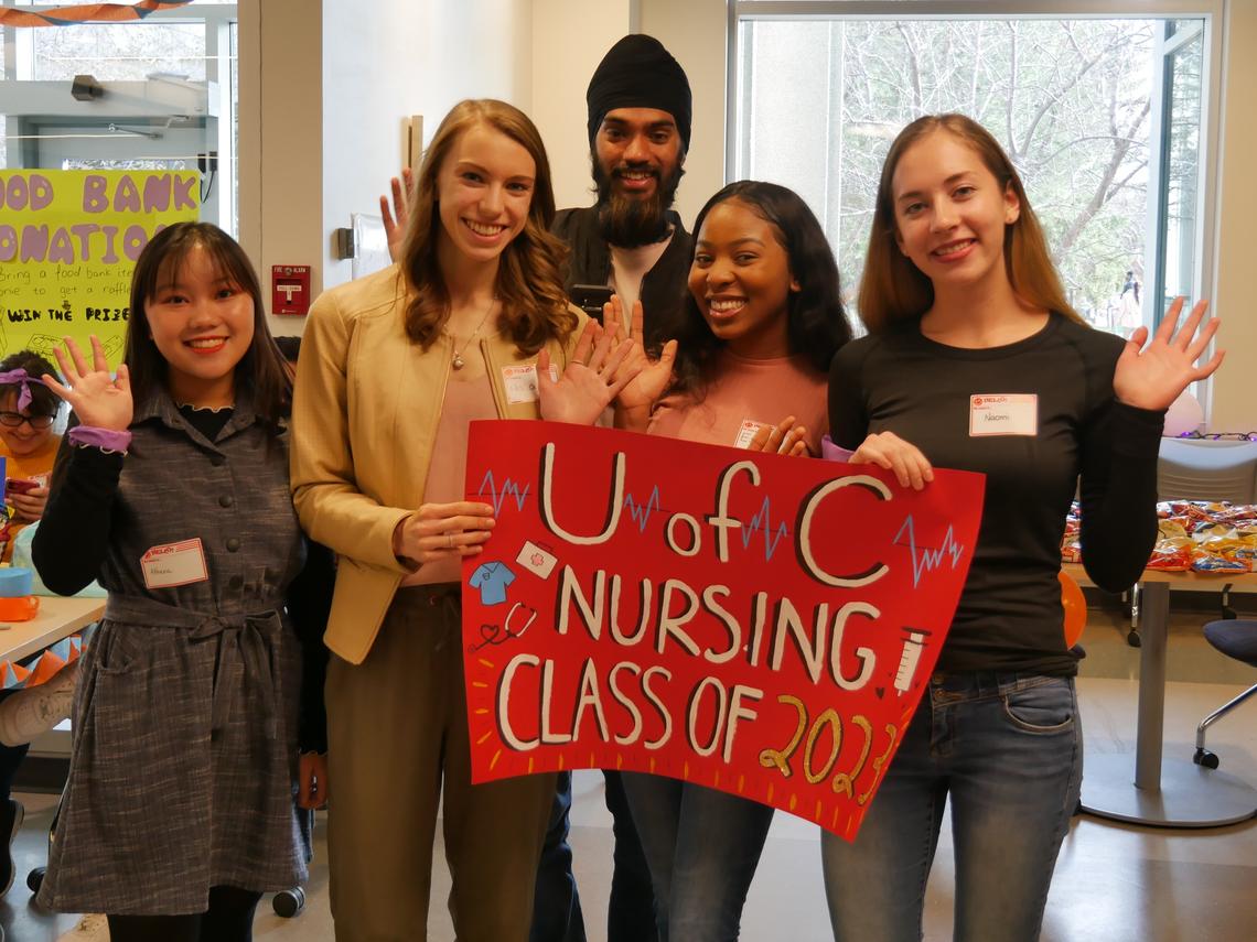 First-year nursing students at the Fall 2019 YO Semester Kick-off event.