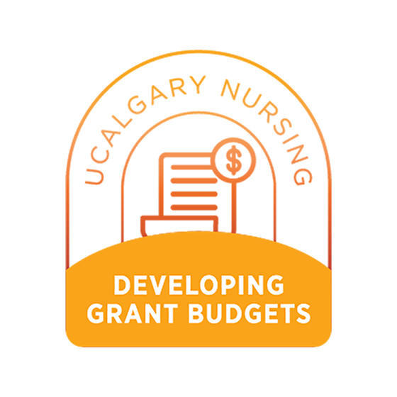 Developing Grant Budgets badge