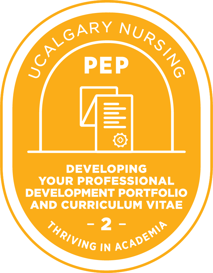 Developing your Professional Development Portfolio and Curriculum VItae