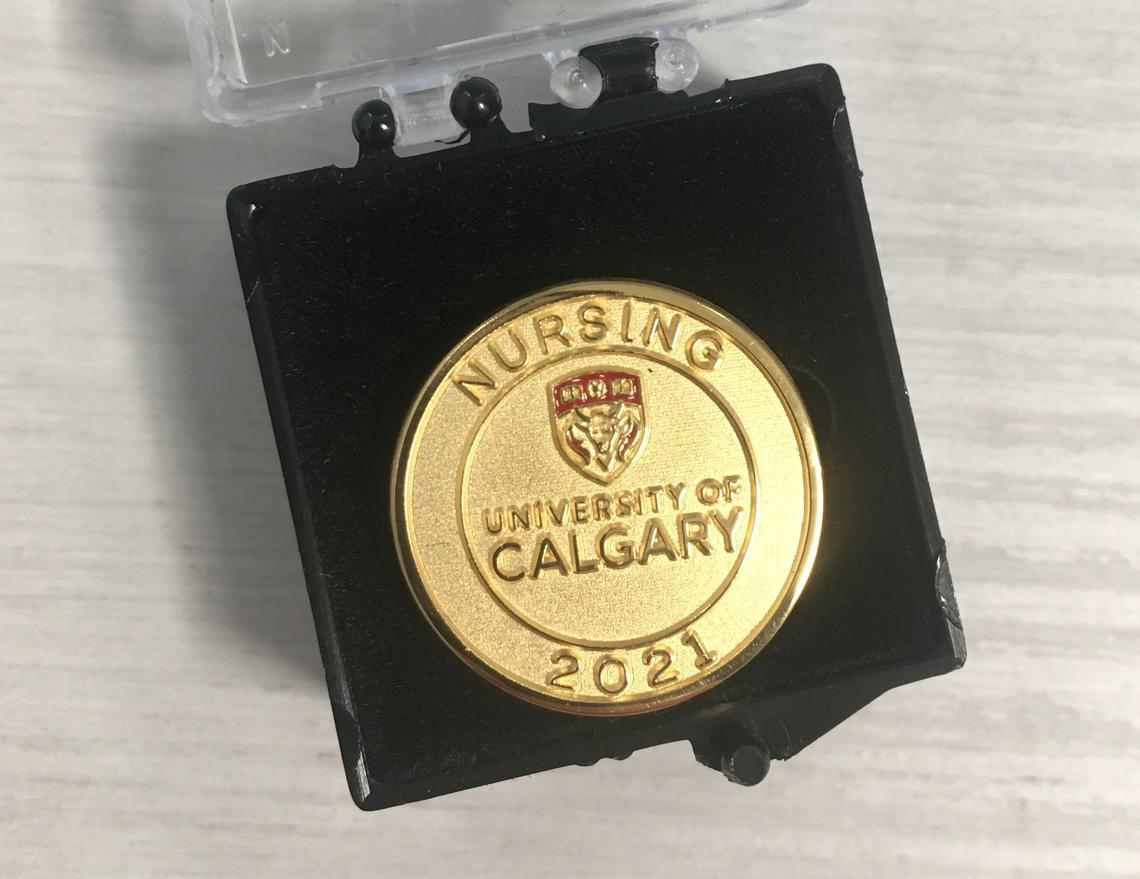 UCalgary Nursing 2021 class pin