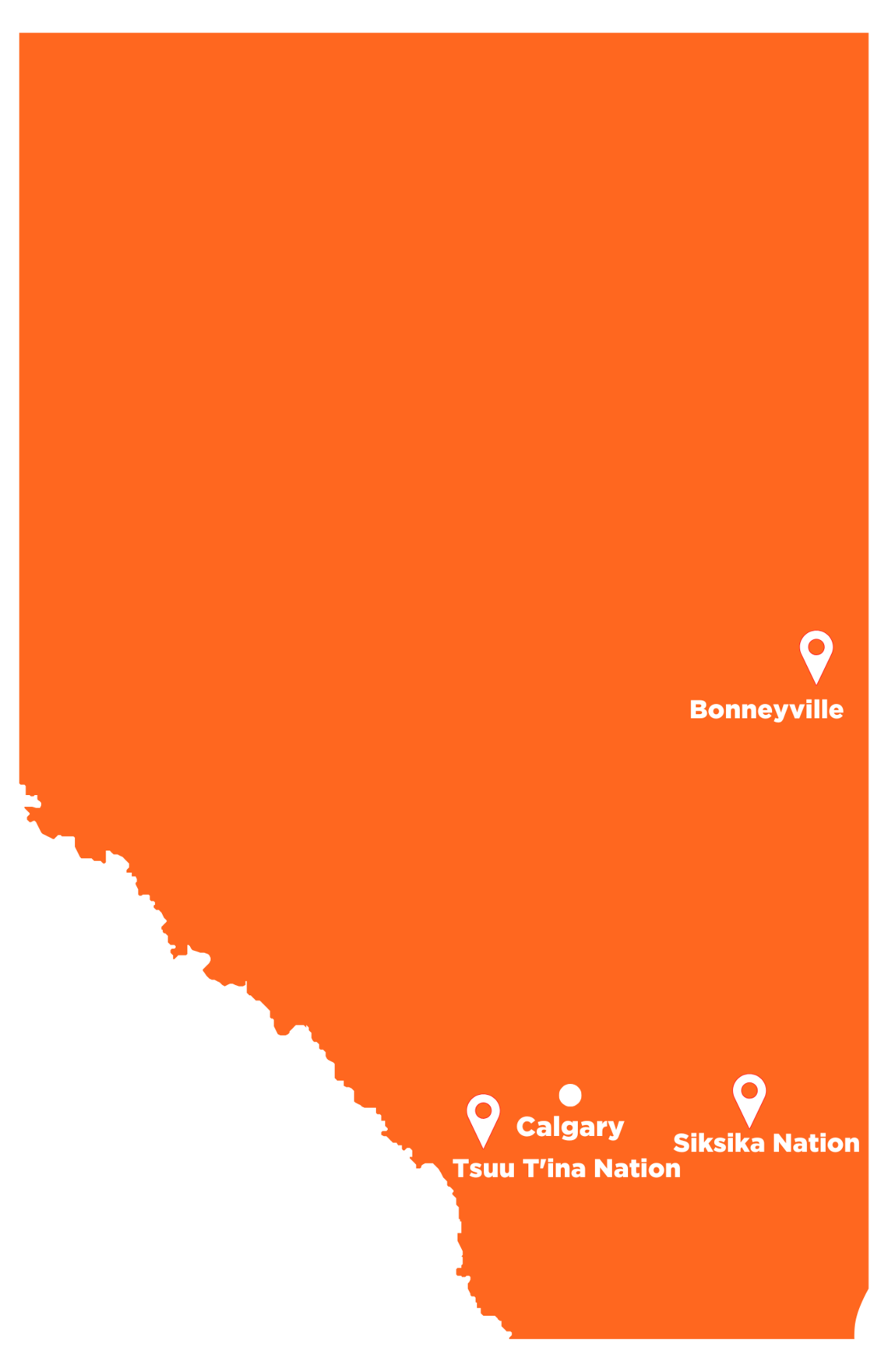 Indigenous community route map