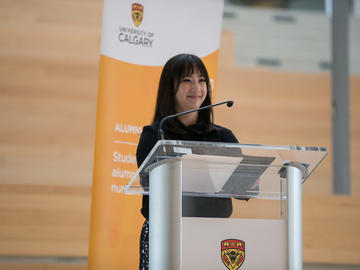 Kate Wong, BN’12, Faculty of Nursing Alumni Committee president says staying connected to UCalgary as an alumnus has given her a community of nurses.