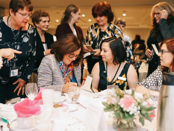 Margaret Trudeau Alumni Luncheon Book Signing