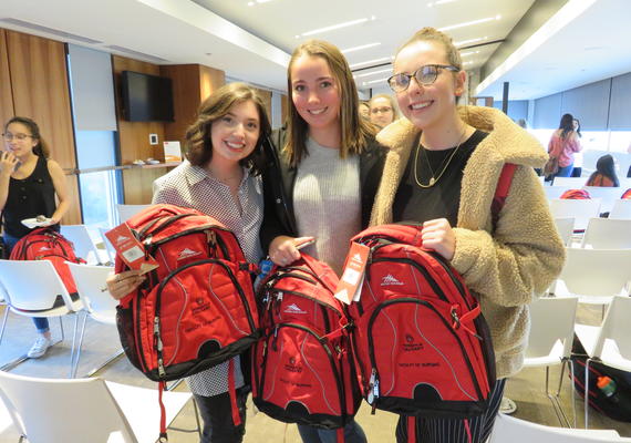 UCalgary nursing backpacks ceremony