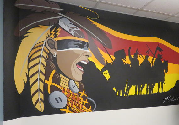 Wall art creates brave space for Indigenous nursing students