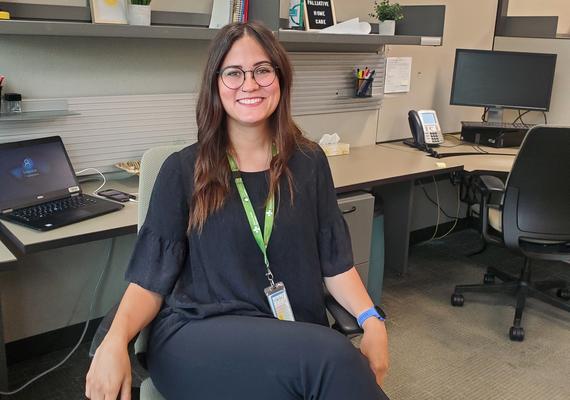 Emilie Muth BN'14 has been working in palliative home care since 2015