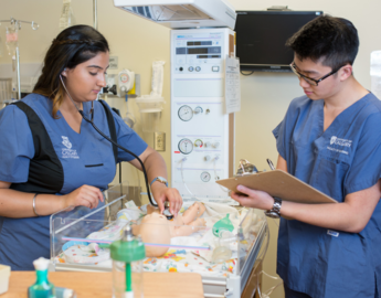 Nursing students in Clinical Simulation